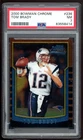 2000 BOWMAN CHROME #236 TOM BRADY ROOKIE RC PSA 7