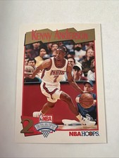 Kenny Anderson 1991-92 Hoops Rookie Card #547 New Jersey Nets NBA RC Basketball. rookie card picture