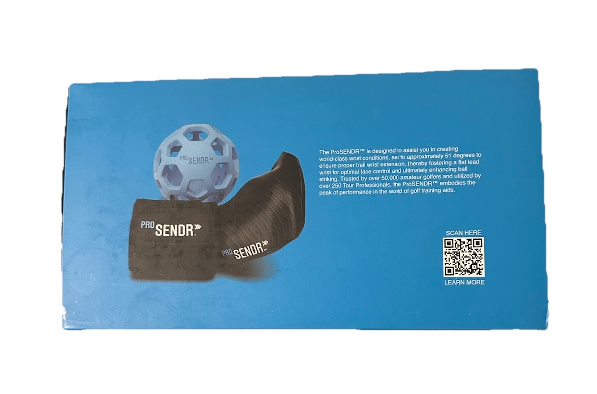 ProSENDR Golf Training Aid | Carbon Fiber Wrist Cradle Plus