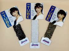 Lot Of 3 Vtg 1990’s Goody Elasty Tube Ponytail Holder New White, Brown, BLK/Gold