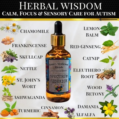 Spectrum Sidekick | Autism | Aspergers | ASD | Organic Herbal Extract | Kid Safe