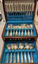 Vtg Collini Vas Stainless Flatware Set - Service For 14 - 92pc Set W Orig Case