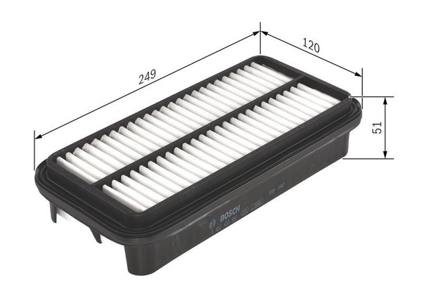 Bosch Luftfilter 1 457 433 957 FüR Toyota-image