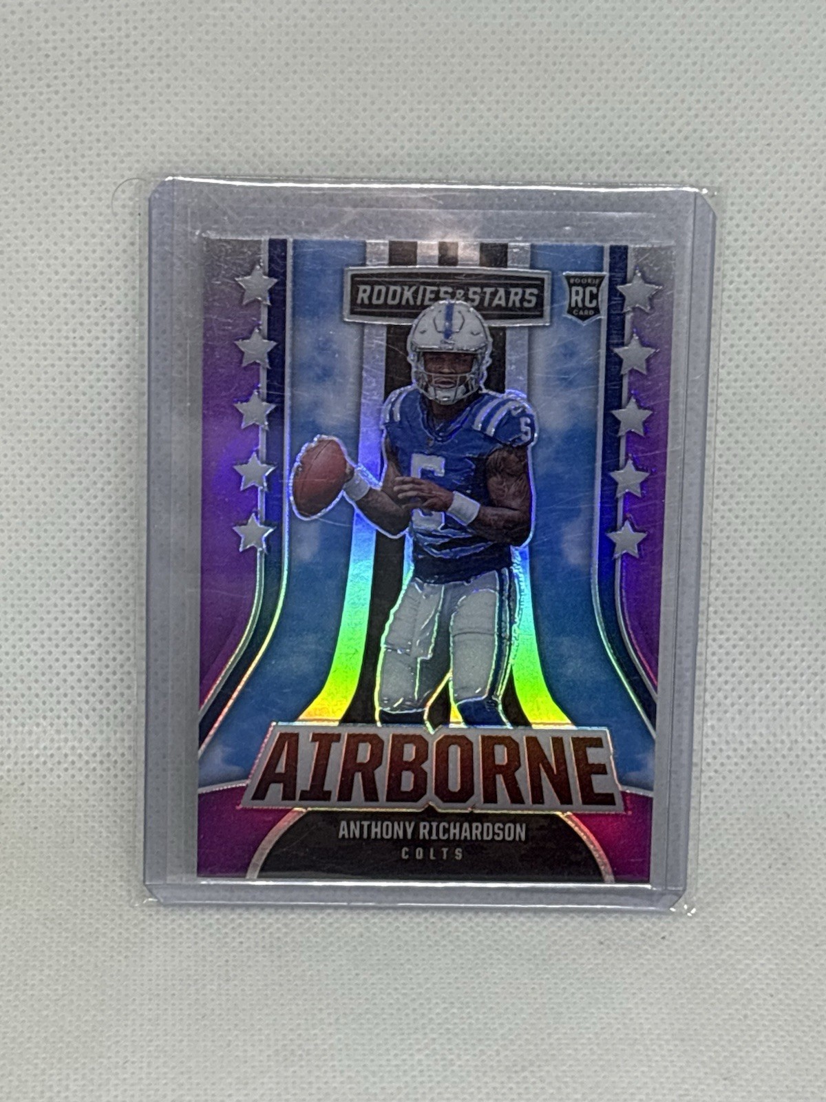 2023 Panini Rookies & Stars ANTHONY RICHARDSON RC Rookie Airborne Purple /35