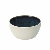 Bitz Schale Gastro, Steinzeug, Weiß, Dunkelblau, 12 Cm, 37562
