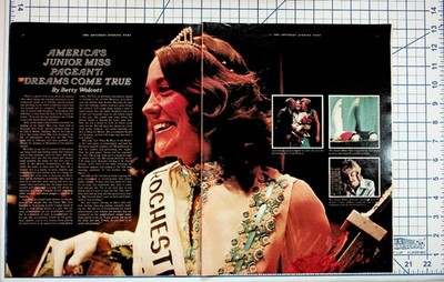 1973 Saturday Evening Post Junior Miss Pageant Lori Sekely Rochester NY Ephemera