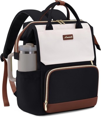 LOVEVOOK Rucksack Damen 15,6 Zoll Laptop Schulrucksack Teenager Mit Großer