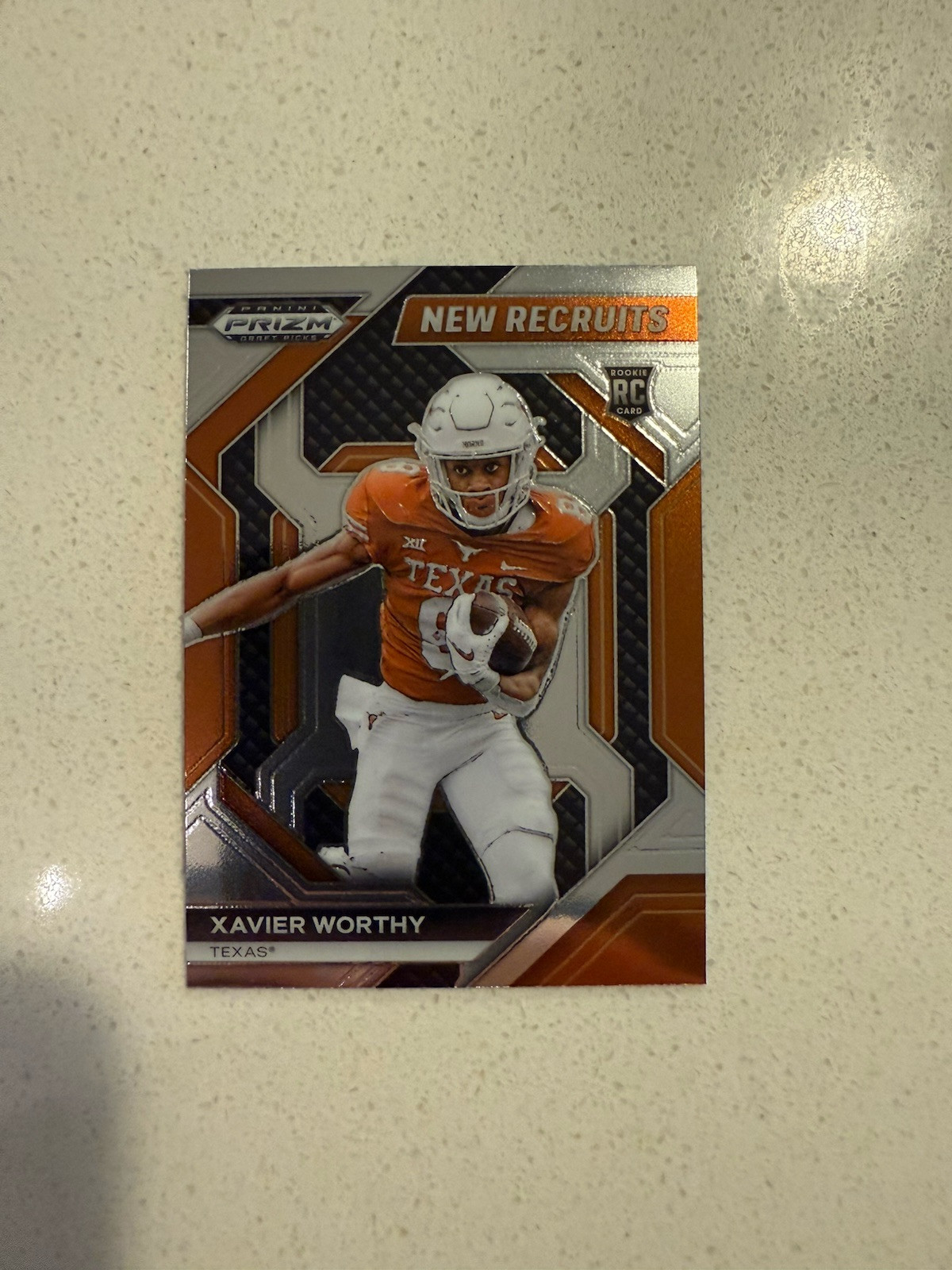 2024 Panini Prizm Draft Picks - New Recruits #NR-XWY Xavier Worthy (RC)