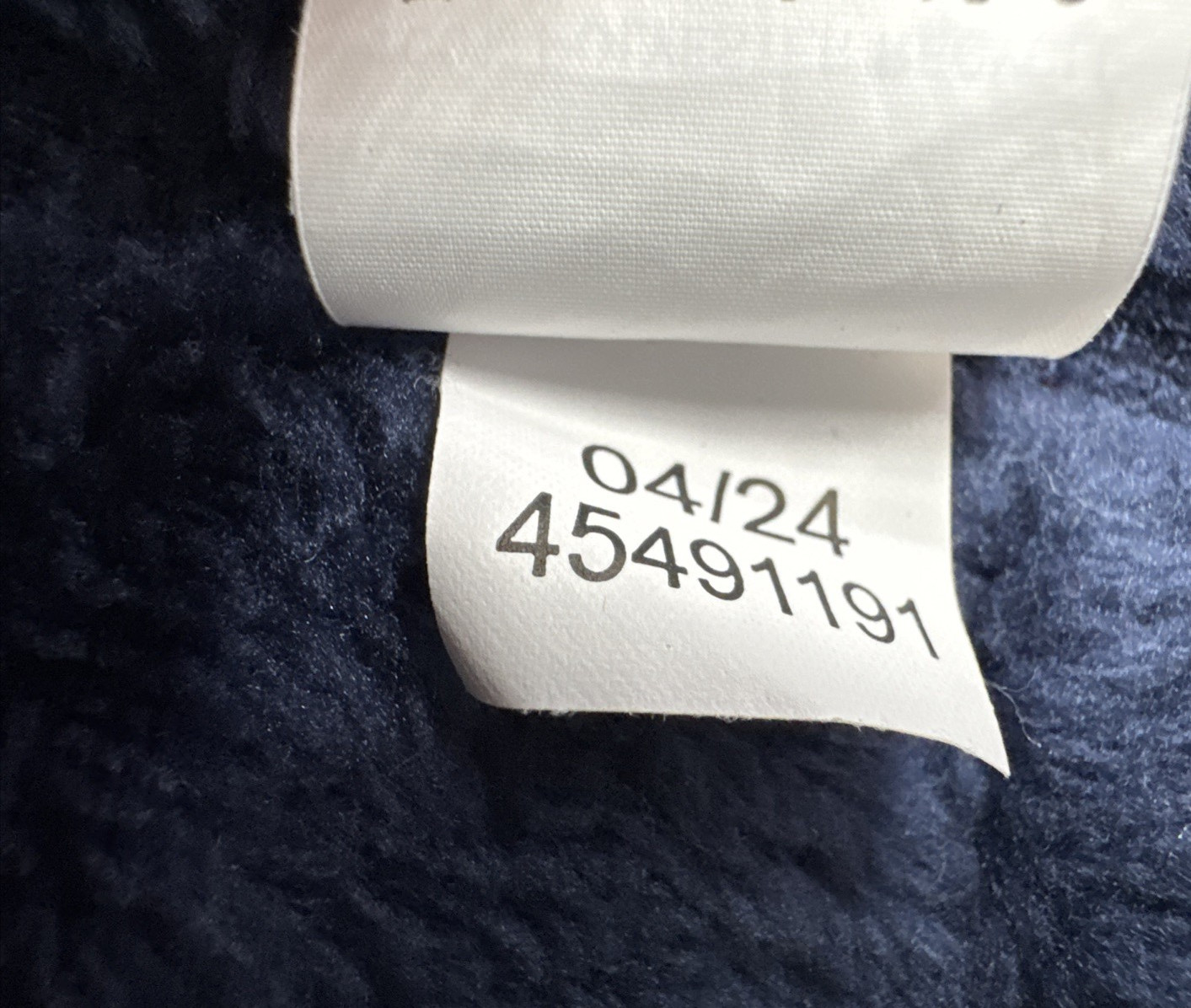 LL Bean Fleece Jacket with Ears Boys 4T Blue Teddy Bear Zip Hi-Pile thumbnail 10