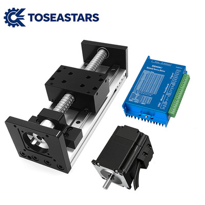 30~60kg Last Linearachse Kugelgewindetrieb Set Nema23 Schrittmotor Driver CNC