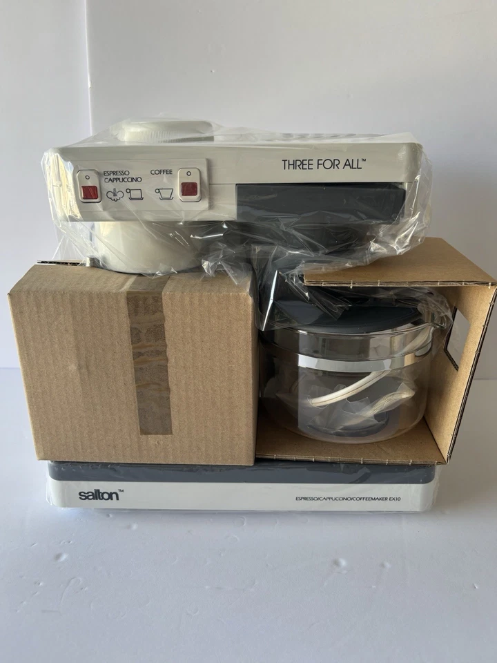 Salton Three For All Cafetera Espresso Cappuccino EX-10 Foto 3 de 4