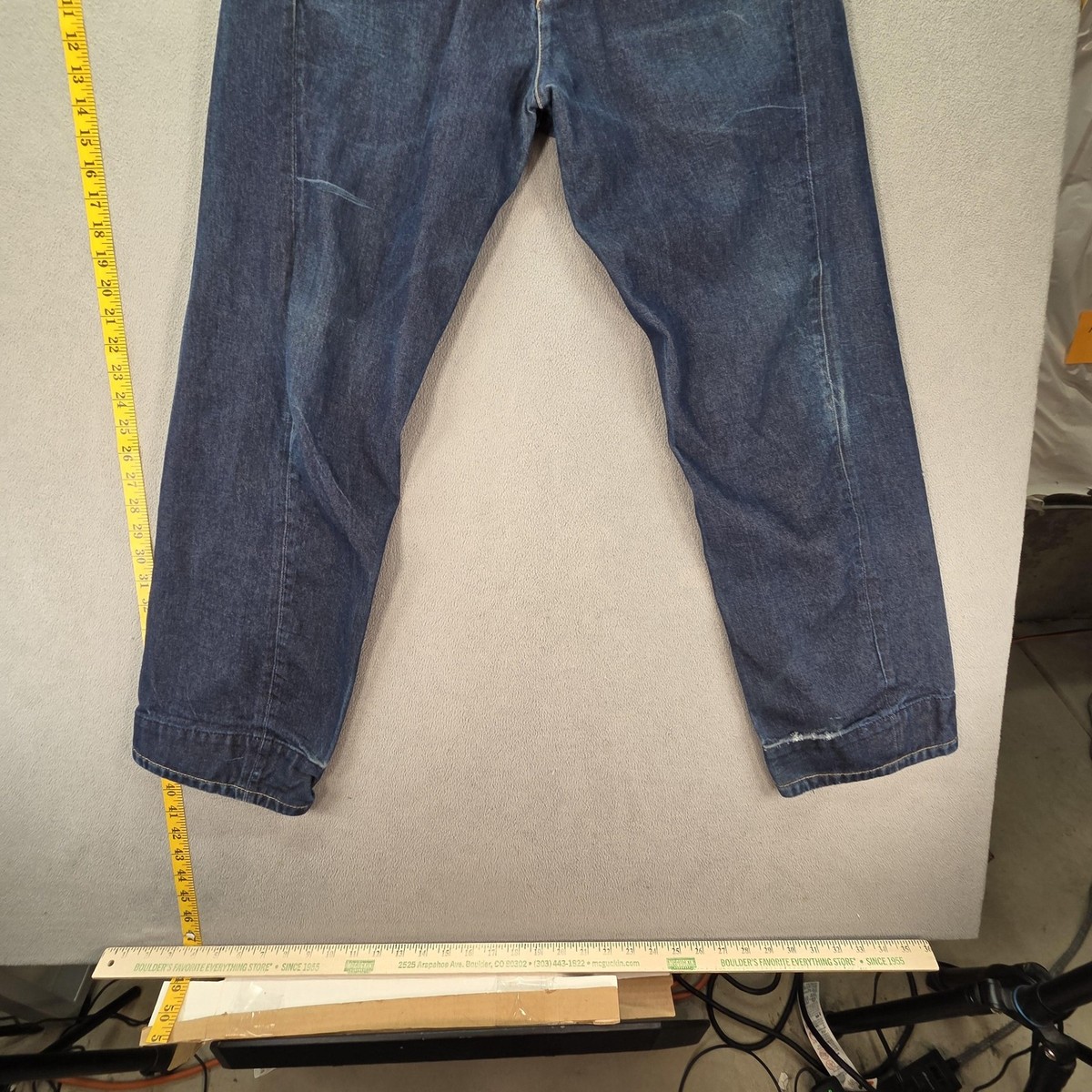 VTG Levis Engineered Jeans Mens Blue Dark Wash Relaxed Twisted