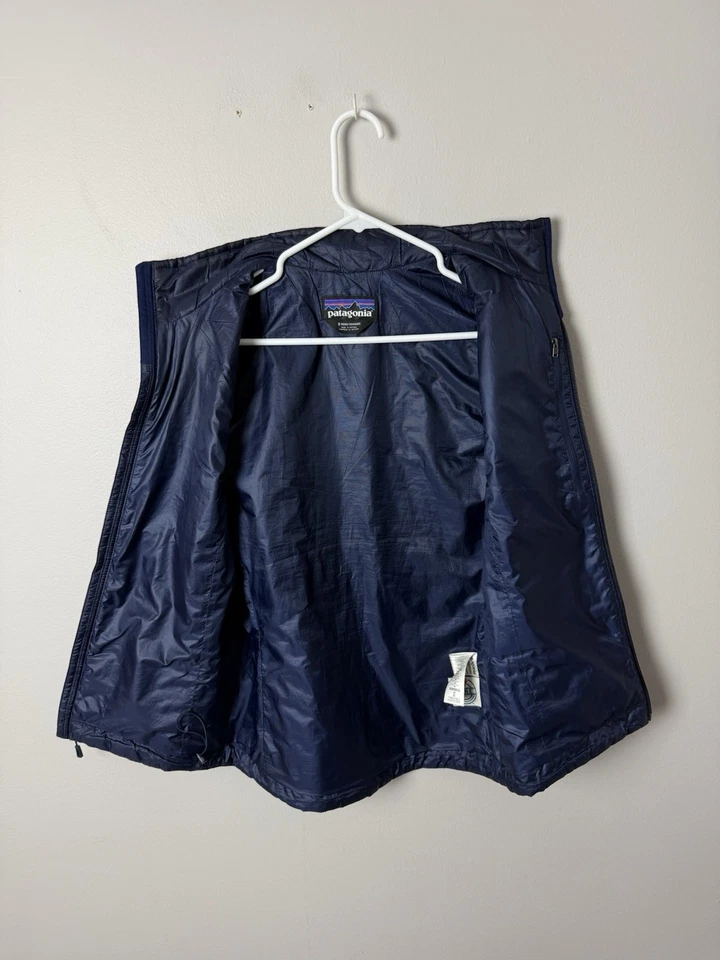 Patagonia Nano Puff Men's S Dark Blue Zip Vest Jacket - Image 3 of 4