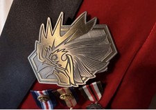 The "Angry" Rooster/Cock Head Belt Buckle: Silver Gold Finish