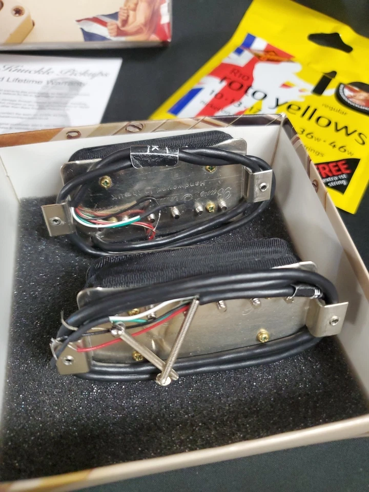 Juego de pastillas Humbucker abiertas de 6 cuerdas Bare Knuckle Ragnarok 50 mm NUEVO Foto 3 de 4