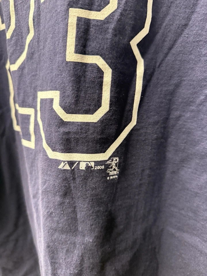 Camisa firmada por Carlos Peña de los Rays de Tampa Bay Foto 4 de 4