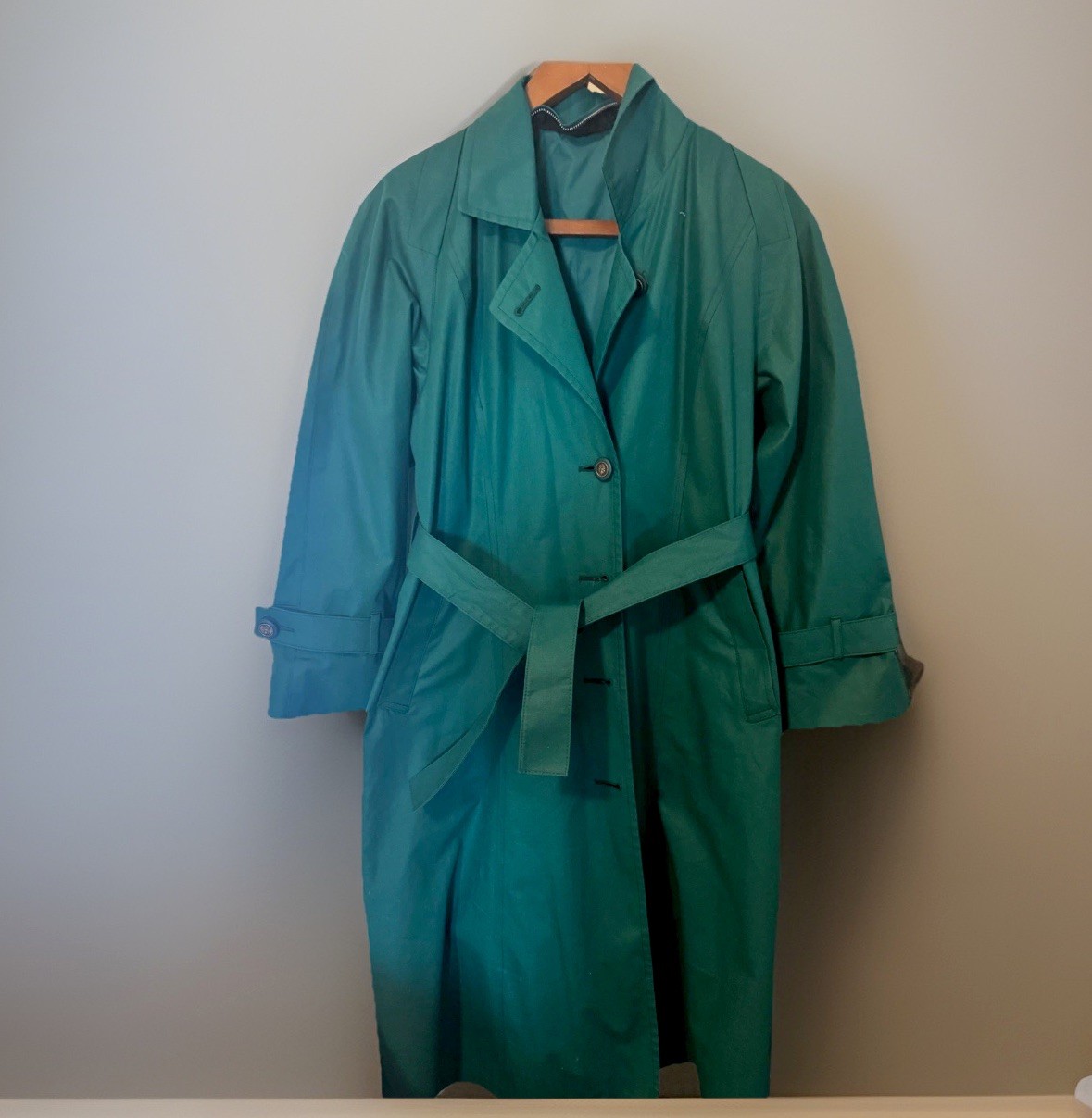 London Fog Womens Classic Trench Coat Water-Resistant Fashion Outerwear