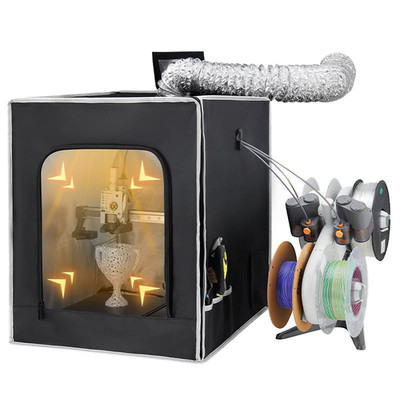 3D Printer Enclosure Cover for A1 Mini & P1, 18X22X22'' 12V DC Fan with Speed Con