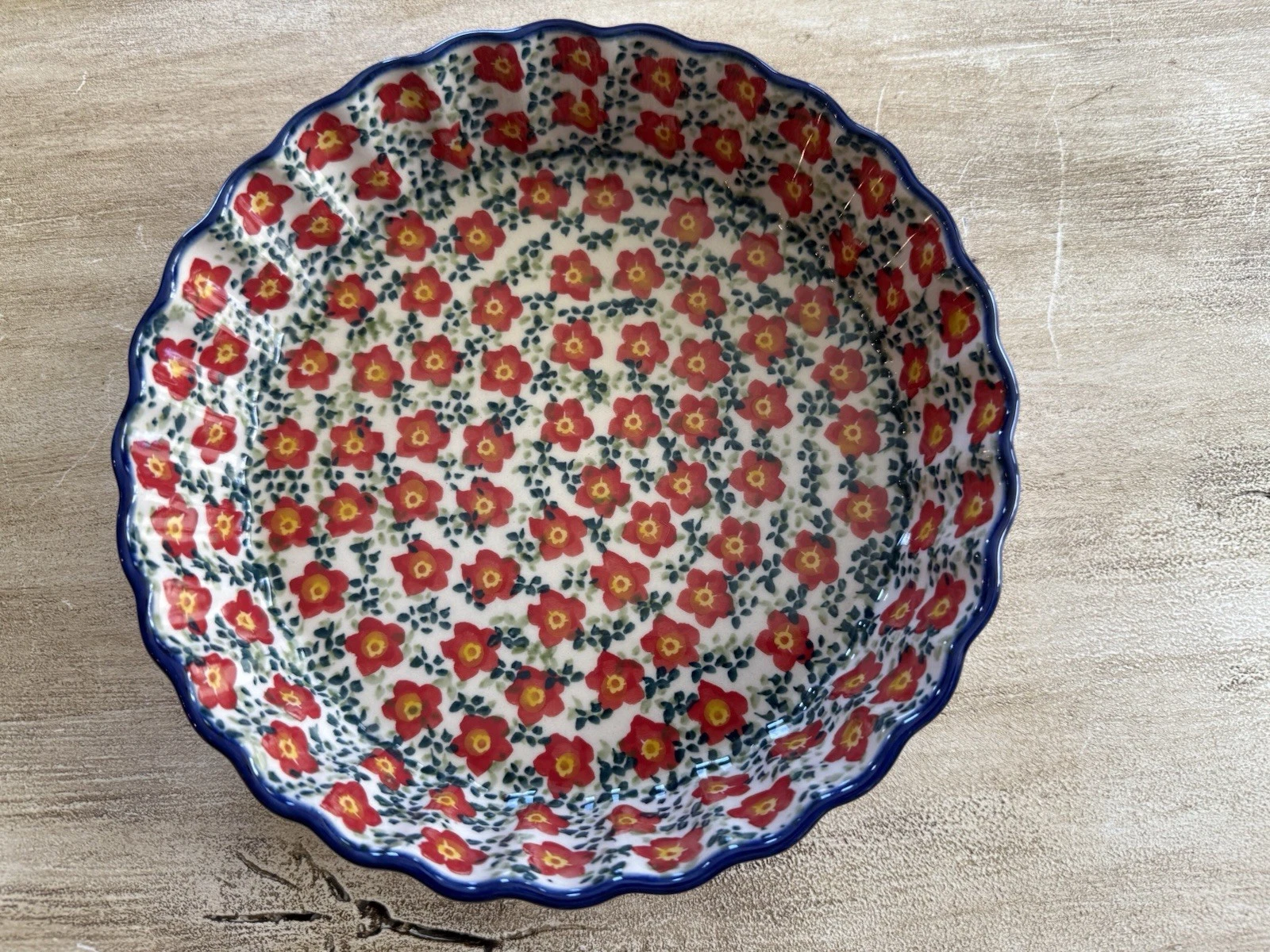Polish Pottery Quiche Dish / Tart Pan / Pie Dish Unikat Poland 7”
Opens in a new window or tab