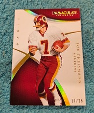 2015 Panini Immaculate Collection Joe Theismann Washington Redskins 17/25
