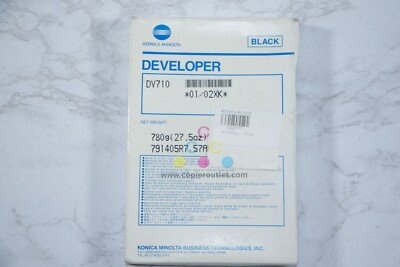 Open Genuine Konica Minolta DV010 Black Developer For Konica Minolta BH PRO 1050