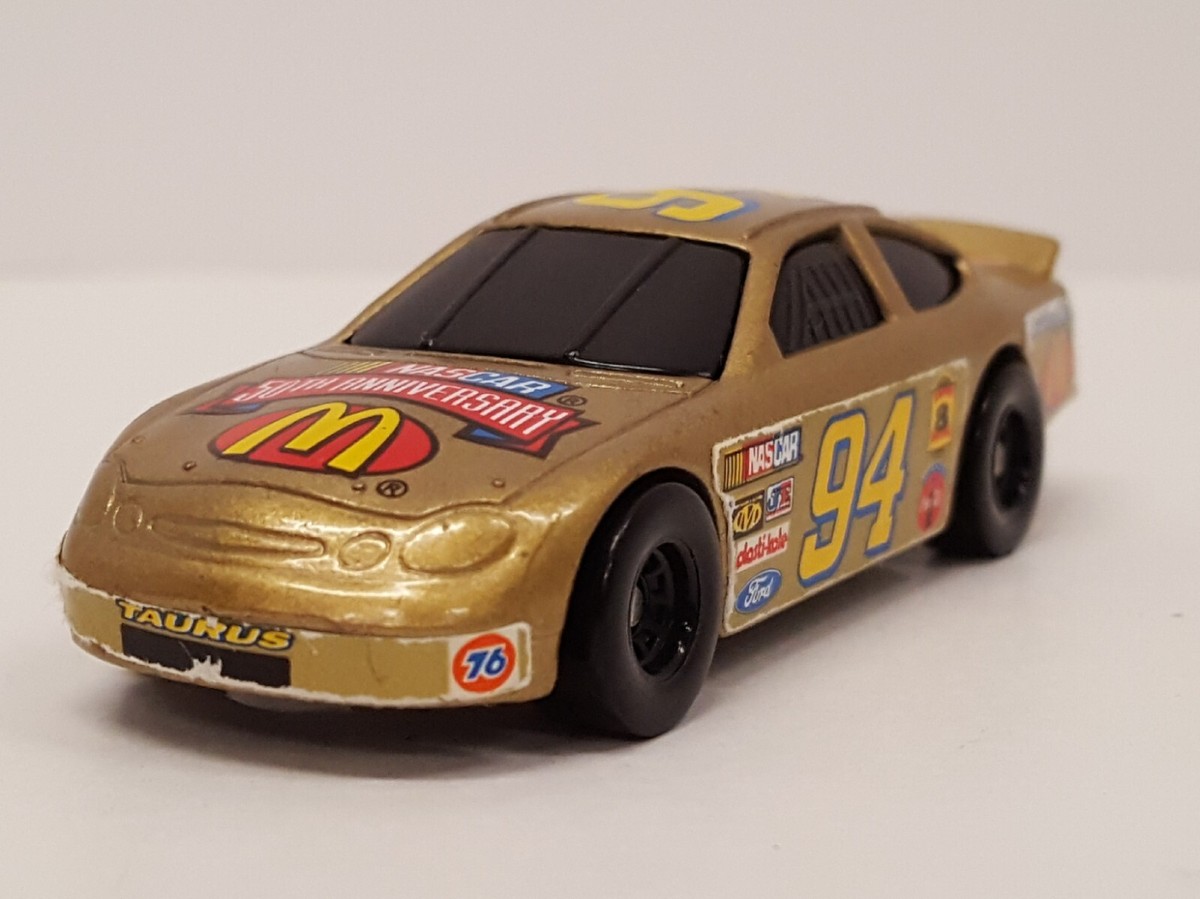 Set of 4 - 1998 McDonalds Happy Meal NASCAR Series Hot Wheels