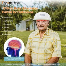 40Hz for Parkinsons NIR Light Therapy Stroke Photobiomodulation Brain Helmet