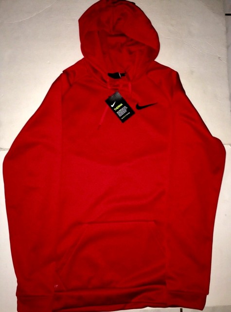 Men's NIKE RED THERMA TRAINING HOODIE DRI FIT Big Tall Size LT NWT | eBay