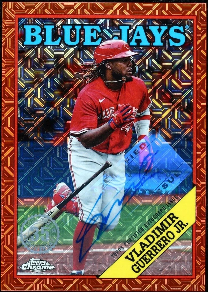 Orange Refractor Autographs