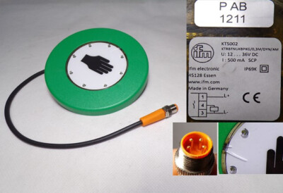 IFM Kapazitiver Handsensor Touchsensor KT5002 KTRBFNUKBPKG/0,3M/DYN/AM 15-2#5958