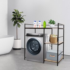 3 Tier Washing Machine Storage Utility Rack Bathroom Washer Dryer Storage Shelf