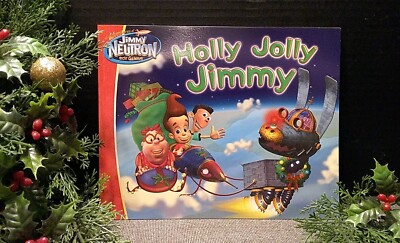 Vtg 2003 The Adventures of Jimmy Neutron Boy Genius HOLLY JOLLY JIMMY Christmas 