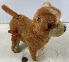Vintage 1960's Wind-up Jumping Dog Made in Japan