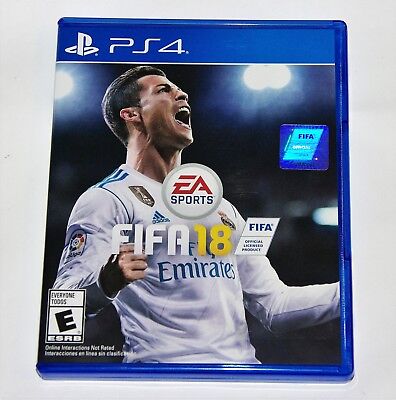 Replacement Case (NO GAME) Fifa 18 Fifa 2018 PlayStation 4 PS4 Box 