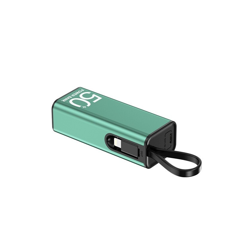 Portable 5000mAh Mini Power Bank For Cell Phone With LED Flashlight-image