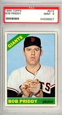 1966	Topps	Bob 	Priddy	572	PSA 9	Giants	15094