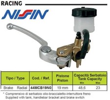 44MCB19N0 FRONT RADIAL BRAKE PUMP NISSIN 19 x 21 GOLD APRILIA Tuono 1000 / 