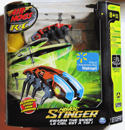 Air Hogs Havoc Stinger RC Helicopter RED Walmart Exclusive Remote Control NEW