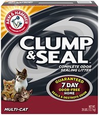 Arm  Hammer Multi-Cat Clump  Seal Clumping Litter net weight 27.5 lbs