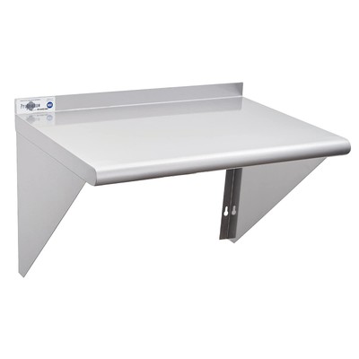 NSF Stainless Steel Shelf 18  x 24 , 300 lb Commercial Shelves Wall Mounted M...