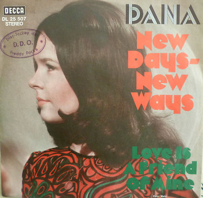 7'' 1972 RARE IN VG+++ ! DANA : New Days - New Ways
