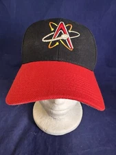 Albuquerque Isotopes Black w/ Red Brim Baseball Hat One Size Acrylic/Wool Cap