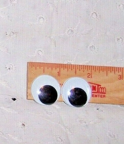 GOOGLY BIG EYES 4-1/2" PAIR GLOW IN THE DARK or 1" GOOGLY EYES =U CHOOSE - Picture 5 of 7