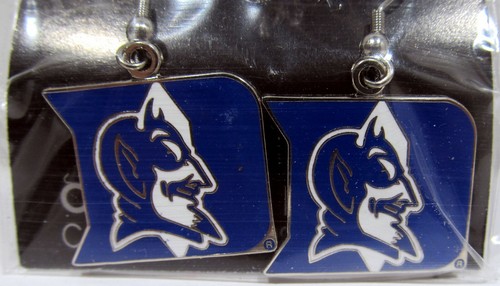 Duke University Blue Devils Logo Hook Earrings - Picture 2 of 2