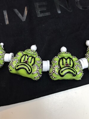 CHITO ネックレス Givenchy Artist Chito Mexico Clown Green Enamel 21” Necklace