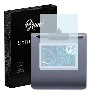 Bruni 2x Folie für Wacom STU-430 Schutzfolie Displayschutzfolie