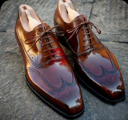 Wingtip Brogue Oxford Shoes 