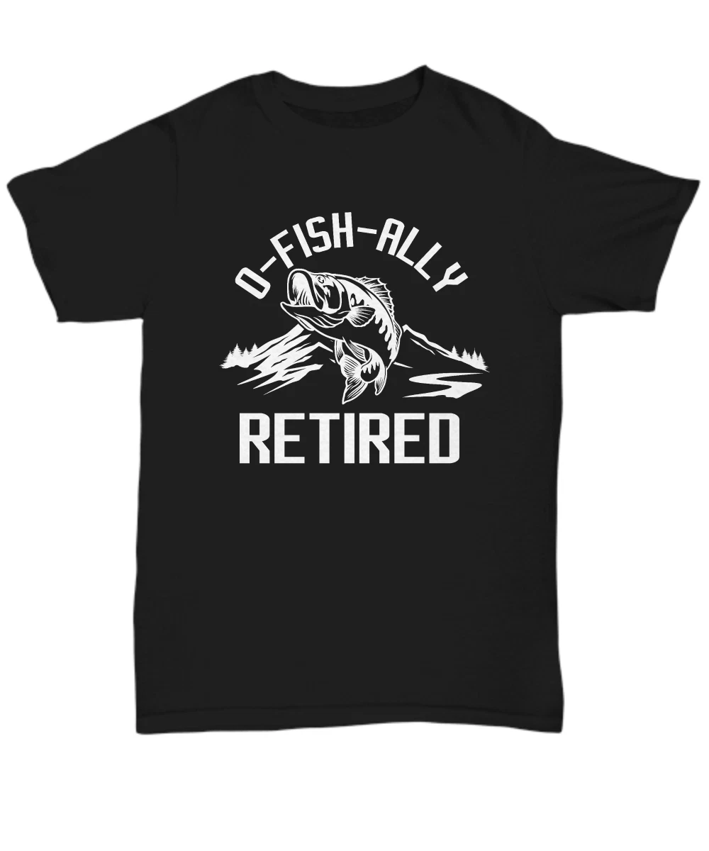 Retirement Tshirt for Fisherman, Granddad Fishing Tee, Retired Dad Fishing shirt