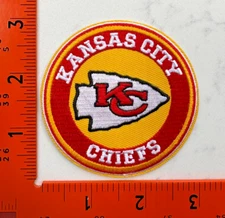 Kansas City Chiefs Embroidered Iron-On/Sew-On Patch Badge Applique