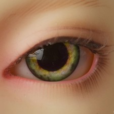 Dollmore MSD 1/4 BJD 14mm - Optical Half Round Acrylic Eyes SEL15